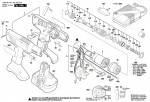 Bosch 0 602 491 441 BT EXACT12 Cordless Screw Driver Spare Parts